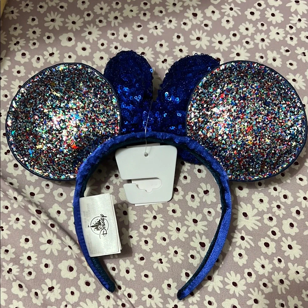 Disney 2020 Sparkling Blue Sequin Ears - Picture 2 of 3